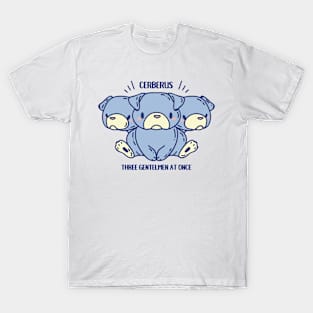 Cerberus pup three gentlemen at once T-Shirt